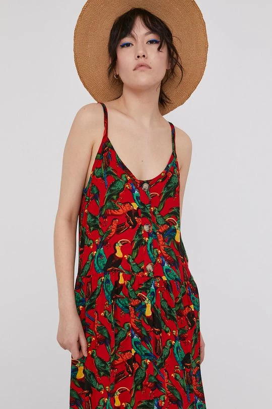 Γυναικεία Φορέματα Medicine - Φόρεμα Tropical Chaos κόκκινο 7 Γυναικεία Φορέματα Medicine - Φόρεμα Tropical Chaos κόκκινο - Image 5