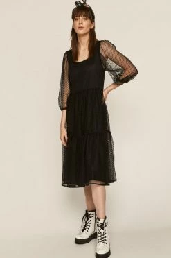 Γυναικεία Φορέματα Medicine - Φόρεμα Flower Traces μαύρο -Φτηνός Medicine Κατάστημα unnamed file 2312