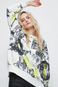 Γυναικεία Χωρίς φερμουάρ Βαμβακερή μπλούζα Medicine χρώμα: μπεζ