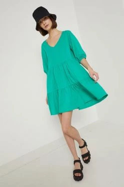 Γυναικεία Φορέματα Βαμβακερό φόρεμα Medicine πράσινο, -Φτηνός Medicine Κατάστημα unnamed file 2372