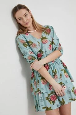 Γυναικεία Φορέματα Φόρεμα Medicine τιρκουάζ, -Φτηνός Medicine Κατάστημα unnamed file 2412