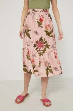 Γυναικεία Φούστες Λινή φούστα Medicine ροζ,