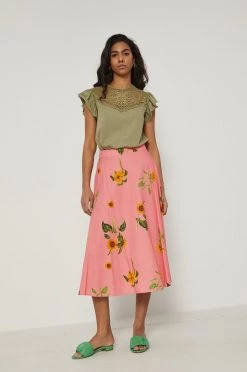 Γυναικεία Φούστες Βαμβακερή φούστα Medicine ροζ, -Φτηνός Medicine Κατάστημα unnamed file 2420