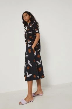 Γυναικεία Φούστες Βαμβακερή φούστα Medicine μαύρο,