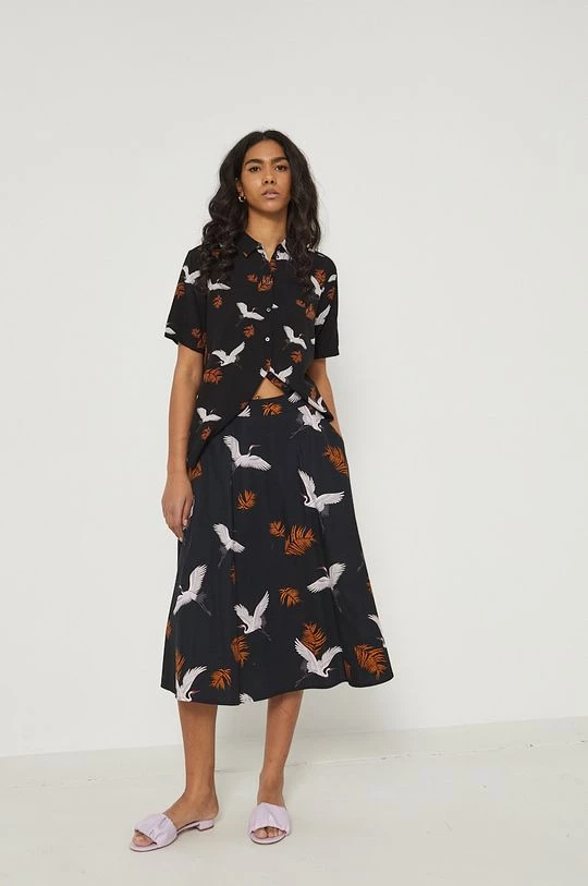 Γυναικεία Φούστες Βαμβακερή φούστα Medicine μαύρο, 6 Γυναικεία Φούστες Βαμβακερή φούστα Medicine μαύρο, - Image 4