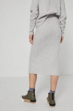 Γυναικεία Φούστες Medicine - Φούστα από μείγμα μαλλιού Comfort Zone ανοιχτό γκρι -Φτηνός Medicine Κατάστημα unnamed file 2509