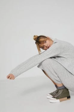 Γυναικεία Φούστες Medicine - Φούστα από μείγμα μαλλιού Comfort Zone ανοιχτό γκρι -Φτηνός Medicine Κατάστημα unnamed file 2510