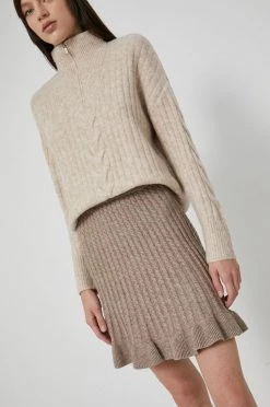 Γυναικεία Φούστες Medicine - Φούστα Bohemian χρώμα της άμμου