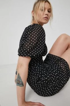 Γυναικεία Φορέματα Medicine - Φόρεμα Dark Blooms μαύρο