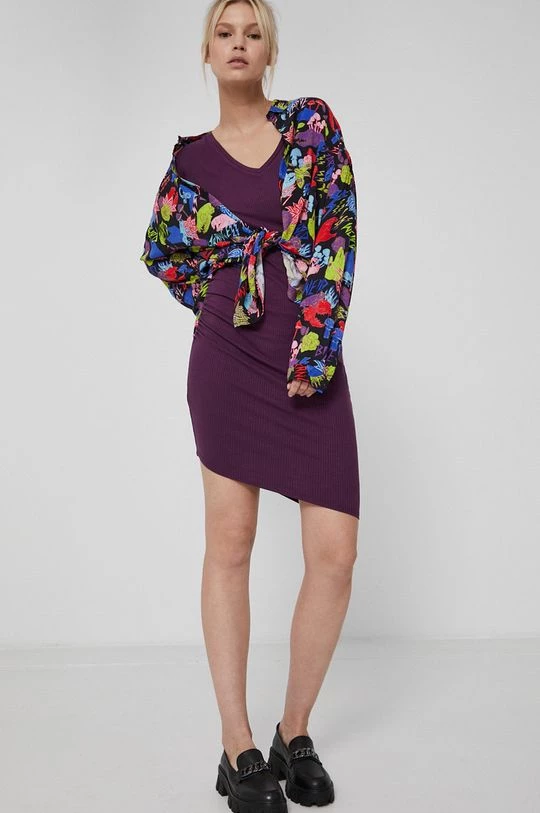 Γυναικεία Φορέματα Medicine - Φόρεμα Essential πορφυρό 4 Γυναικεία Φορέματα Medicine - Φόρεμα Essential πορφυρό - Image 2