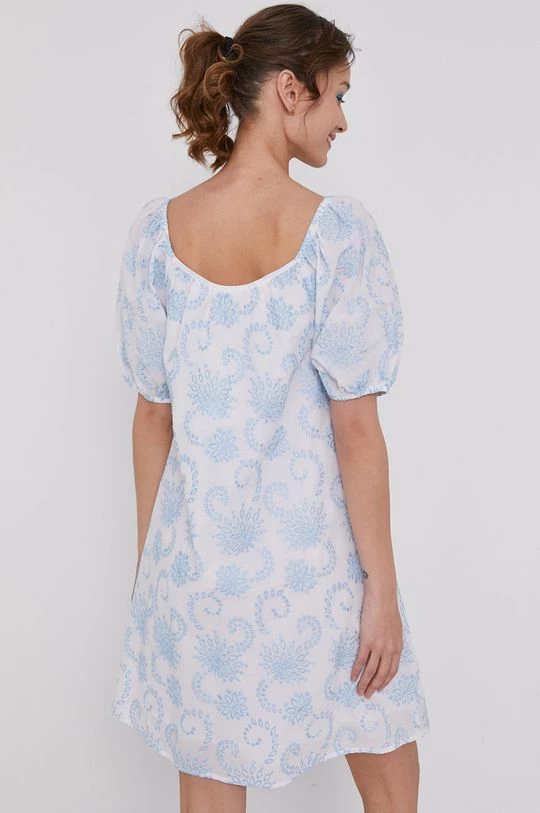 Γυναικεία Φορέματα Medicine - Φόρεμα Summer Linen λευκό 5 Γυναικεία Φορέματα Medicine - Φόρεμα Summer Linen λευκό - Image 3