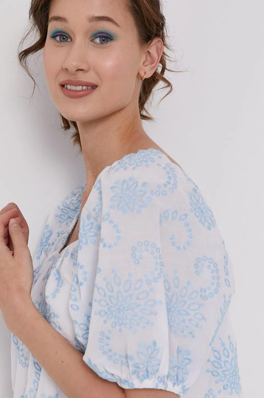 Γυναικεία Φορέματα Medicine - Φόρεμα Summer Linen λευκό 8 Γυναικεία Φορέματα Medicine - Φόρεμα Summer Linen λευκό - Image 6