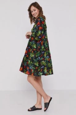 Γυναικεία Φορέματα Medicine - Φόρεμα Tropical Chaos μαύρο