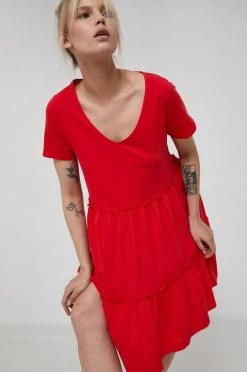 Γυναικεία Φορέματα Medicine - Φόρεμα Essential κόκκινο -Φτηνός Medicine Κατάστημα unnamed file 2826