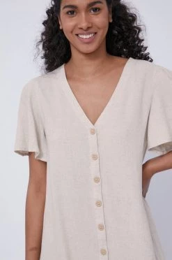 Γυναικεία Φορέματα Medicine - Φόρεμα Essential μπεζ -Φτηνός Medicine Κατάστημα unnamed file 2901