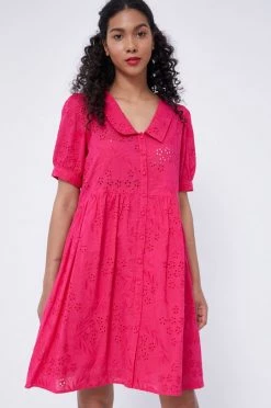 Γυναικεία Φορέματα Medicine - Φόρεμα Essential έντονο ροζ -Φτηνός Medicine Κατάστημα unnamed file 2905