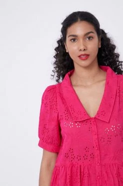 Γυναικεία Φορέματα Medicine - Φόρεμα Essential έντονο ροζ -Φτηνός Medicine Κατάστημα unnamed file 2907