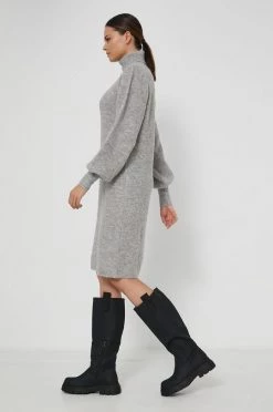 Γυναικεία Φορέματα Medicine - Μάλλινο φόρεμα Apres Ski ανοιχτό γκρι -Φτηνός Medicine Κατάστημα unnamed file 301