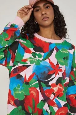 Γυναικεία Χωρίς φερμουάρ Βαμβακερή μπλούζα Medicine χρώμα: ροζ, -Φτηνός Medicine Κατάστημα unnamed file 353