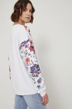 Γυναικεία Χωρίς φερμουάρ Βαμβακερή μπλούζα Medicine χρώμα: άσπρο, -Φτηνός Medicine Κατάστημα unnamed file 361