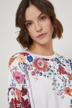 Γυναικεία Χωρίς φερμουάρ Βαμβακερή μπλούζα Medicine χρώμα: άσπρο, -Φτηνός Medicine Κατάστημα unnamed file 362