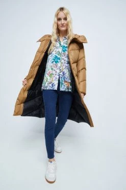 Γυναικεία Παλτά Μπουφάν Medicine μπεζ