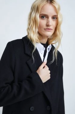 Γυναικεία Παλτά Παλτό από μείγμα μαλλιού Medicine μαύρο -Φτηνός Medicine Κατάστημα unnamed file 515