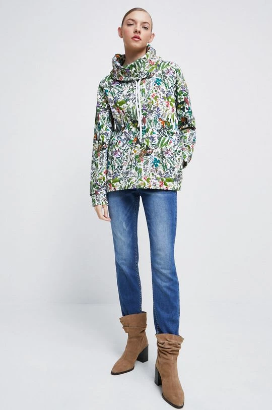 Γυναικεία Χωρίς φερμουάρ Βαμβακερή μπλούζα Medicine χρώμα: άσπρο 4 Γυναικεία Χωρίς φερμουάρ Βαμβακερή μπλούζα Medicine χρώμα: άσπρο - Image 2