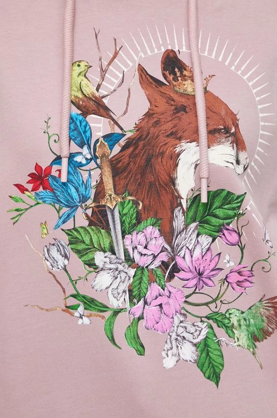 Γυναικεία Χωρίς φερμουάρ Βαμβακερή μπλούζα Medicine χρώμα: ροζ, με κουκούλα 7 Γυναικεία Χωρίς φερμουάρ Βαμβακερή μπλούζα Medicine χρώμα: ροζ, με κουκούλα - Image 5