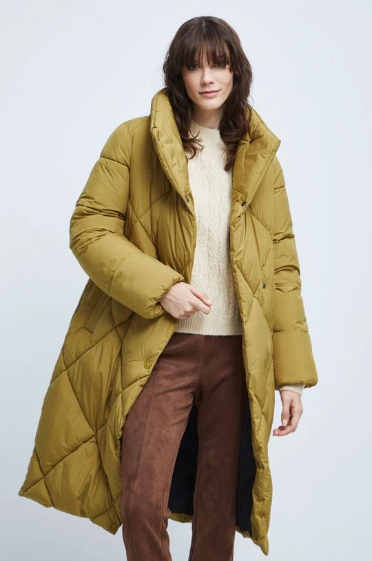 Γυναικεία Παλτά Παλτό Medicine πράσινο 4 Γυναικεία Παλτά Παλτό Medicine πράσινο - Image 2