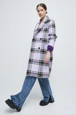 Γυναικεία Παλτά Παλτό από μείγμα μαλλιού Medicine πολύχρωμο