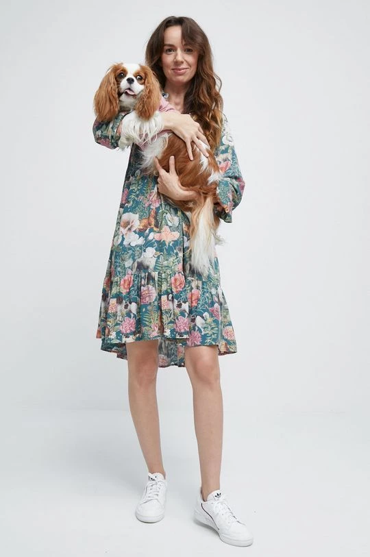 Γυναικεία Φορέματα Φόρεμα Medicine τιρκουάζ 6 Γυναικεία Φορέματα Φόρεμα Medicine τιρκουάζ - Image 4