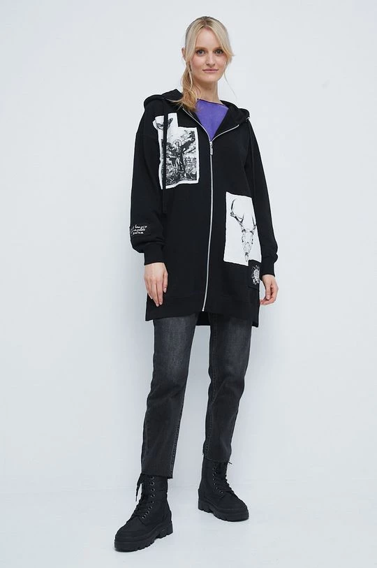 Γυναικεία Με φερμουάρ Μπλούζα Medicine μαύρο 4 Γυναικεία Με φερμουάρ Μπλούζα Medicine μαύρο - Image 2