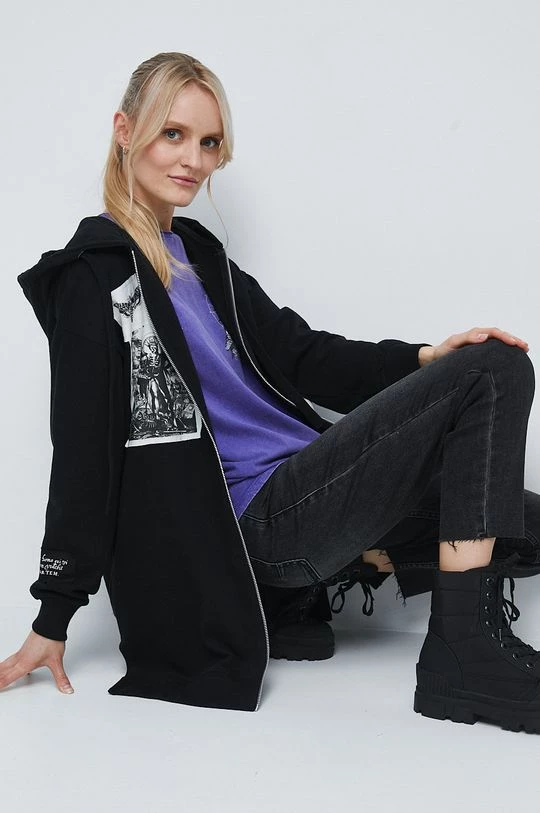 Γυναικεία Με φερμουάρ Μπλούζα Medicine μαύρο 6 Γυναικεία Με φερμουάρ Μπλούζα Medicine μαύρο - Image 4