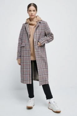 Γυναικεία Παλτά Παλτό από μείγμα μαλλιού Medicine πολύχρωμο