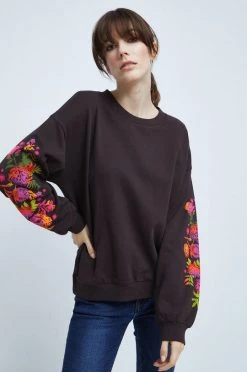 Γυναικεία Χωρίς φερμουάρ Βαμβακερή μπλούζα Medicine χρώμα: καφέ -Φτηνός Medicine Κατάστημα unnamed file 761