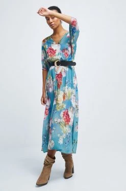 Γυναικεία Φορέματα Φόρεμα Medicine σκούρο τιρκουάζ