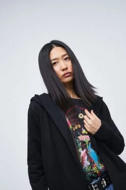 Γυναικεία Με φερμουάρ Βαμβακερή μπλούζα Medicine χρώμα: μαύρο -Φτηνός Medicine Κατάστημα unnamed file 78