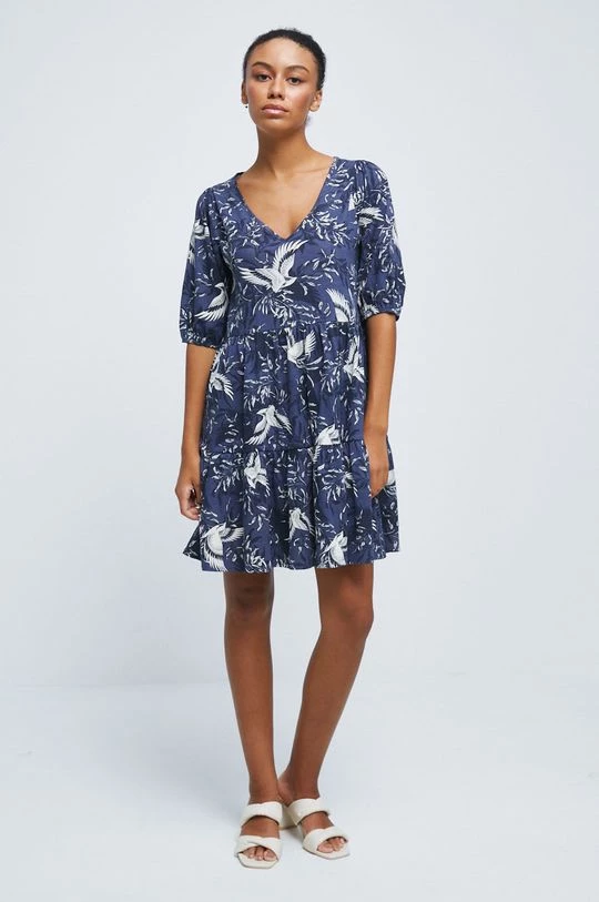 Γυναικεία Φορέματα Βαμβακερό φόρεμα Medicine ναυτικό μπλε 4 Γυναικεία Φορέματα Βαμβακερό φόρεμα Medicine ναυτικό μπλε - Image 2