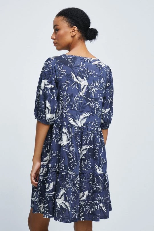 Γυναικεία Φορέματα Βαμβακερό φόρεμα Medicine ναυτικό μπλε 5 Γυναικεία Φορέματα Βαμβακερό φόρεμα Medicine ναυτικό μπλε - Image 3