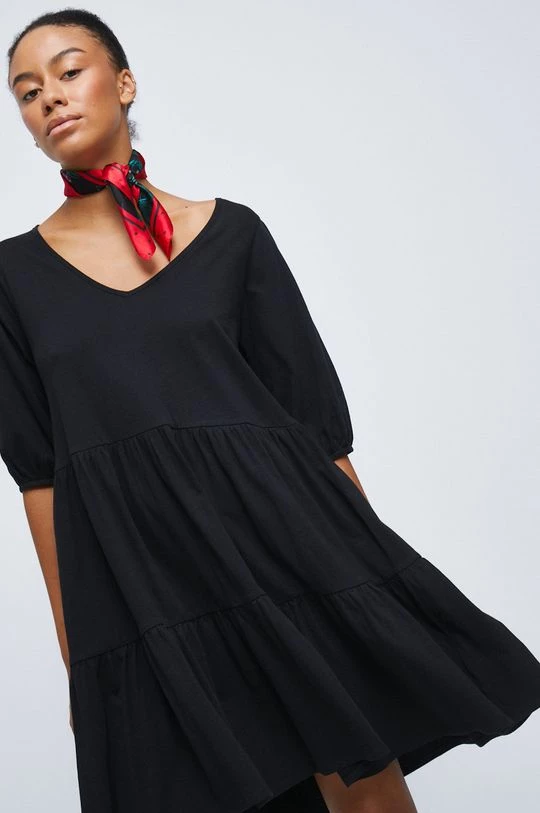 Γυναικεία Φορέματα Βαμβακερό φόρεμα Medicine μαύρο 6 Γυναικεία Φορέματα Βαμβακερό φόρεμα Medicine μαύρο - Image 4