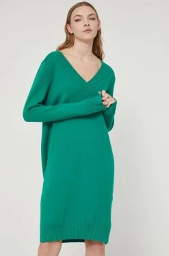 Γυναικεία Φορέματα Medicine - Φόρεμα Essential αιχμηρό πράσινο