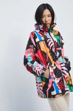 Γυναικεία Παλτά Eπανωφόρι Medicine πολύχρωμο