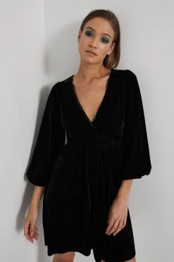 Γυναικεία Φορέματα Medicine - Φόρεμα Distorted Blooms μαύρο -Φτηνός Medicine Κατάστημα unnamed file 909