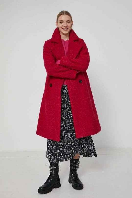 Γυναικεία Παλτά Medicine - Παλτό Essential έντονο ροζ 4 Γυναικεία Παλτά Medicine - Παλτό Essential έντονο ροζ - Image 2