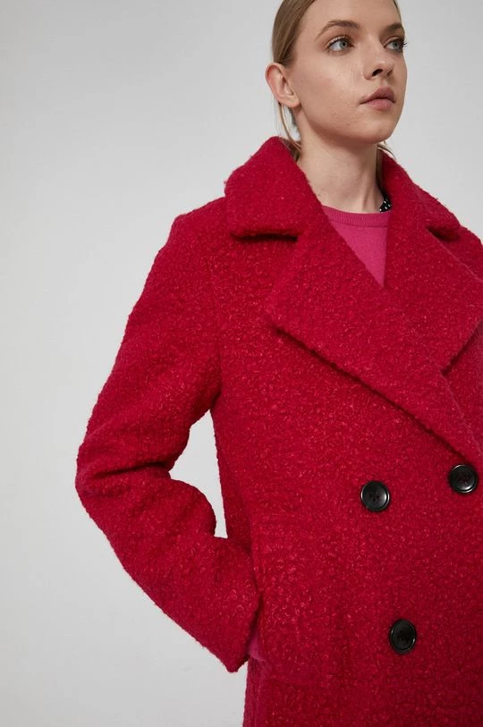 Γυναικεία Παλτά Medicine - Παλτό Essential έντονο ροζ 6 Γυναικεία Παλτά Medicine - Παλτό Essential έντονο ροζ - Image 4