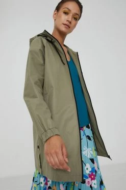 Γυναικεία Παλτά Medicine - Eπανωφόρι Essential ανοιχτή ελιά