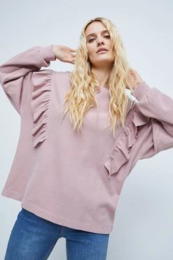 Γυναικεία Χωρίς φερμουάρ Μπλούζα Medicine ροζ
